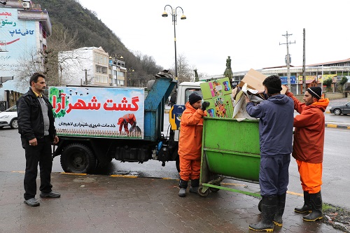 گشت شهرآرا برای استقبال از نوروز در لاهیجان آغاز به کار کرد